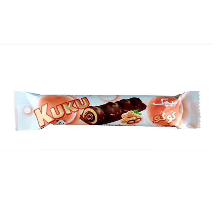 عکس اصلی ویفر مغزدار با روکش کاکائو چیچک